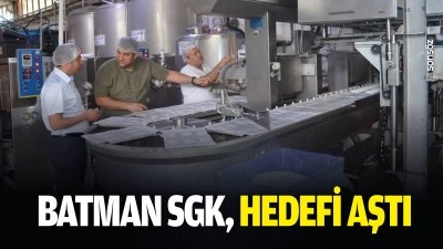 Batman SGK, hedefi aştı