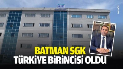 Batman SGK, T&uuml;rkiye Birincisi oldu