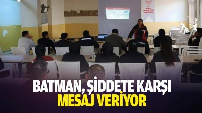 Batman, şiddete karşı mesaj veriyor