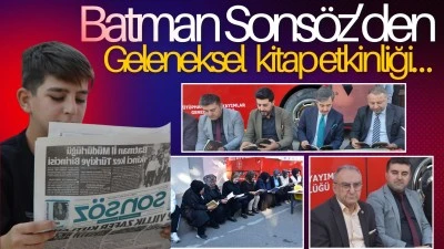 Batman Sons&ouml;z&rsquo;den geleneksel kitap etkinliği&hellip;