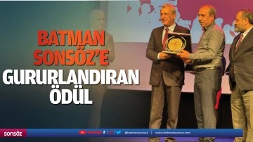 Batman Sons&ouml;z&rsquo;e gururlandıran &ouml;d&uuml;l