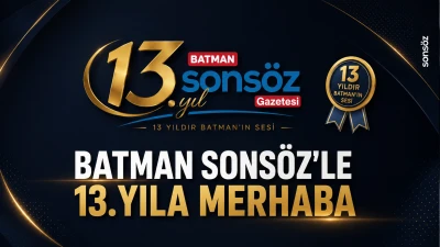 Batman Sons&ouml;z&rsquo;le 13.yıla merhaba...
