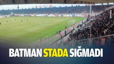 Batman stada sığmadı
