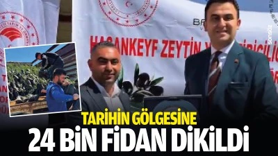 Tarihin g&ouml;lgesine 24 bin fidan dikildi