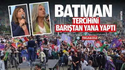 Batman, tercihini barıştan yana yaptı