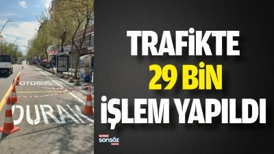 Batman Trafiğinde 29 bin işlem yapıldı