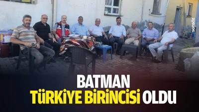 Batman, T&uuml;rkiye birincisi oldu