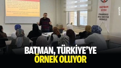 Batman, T&uuml;rkiye&rsquo;ye &ouml;rnek oluyor