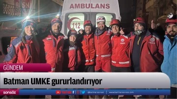 Batman UMKE gururlandırıyor
