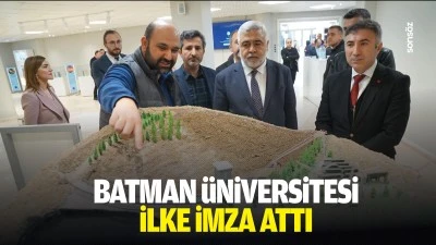 Batman &Uuml;niversitesi, ilke imza attı