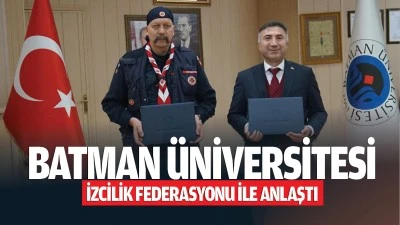 Batman &Uuml;niversitesi, İzcilik Federasyonu ile anlaştı