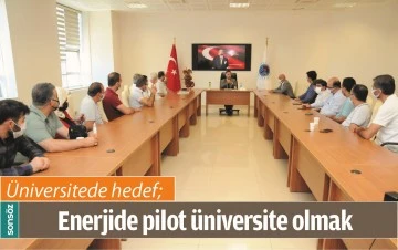 BATMAN &Uuml;NİVERSİTESİNDE HEDEF; ENERJİDE PİLOT &Uuml;NİVERSİTE OLMAK