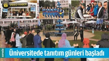 BATMAN &Uuml;NİVERSİTESİNDE TANITIM G&Uuml;NLERİ BAŞLADI