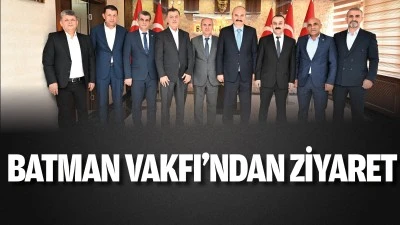 Batman Vakfı&rsquo;ndan ziyaret 