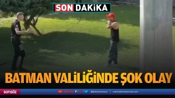 Batman Valiliğinde şok olay