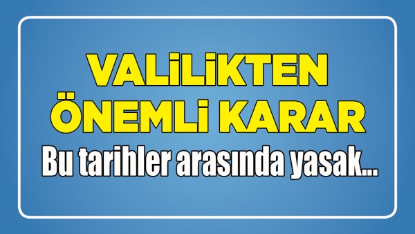 BATMAN VALİLİĞİNDEN &Ouml;NEMLİ KARAR
