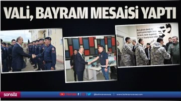 Batman Valisi, bayram mesaisi yaptı