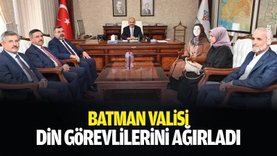 Batman Valisi, din g&ouml;revlilerini ağırladı