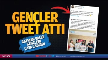 Batman Valisi, gen&ccedil;leri &ccedil;aya &ccedil;ağırdı