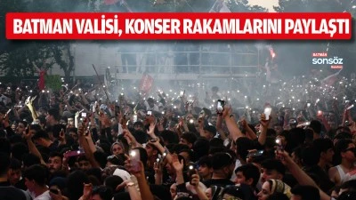 Batman Valisi, konser rakamlarını paylaştı