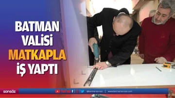 Batman Valisi matkapla iş yaptı