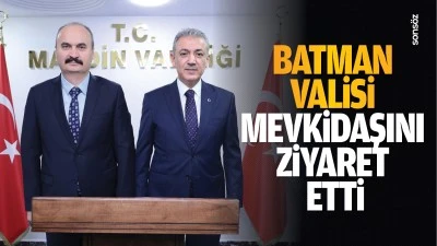 Batman Valisi, mevkidaşını ziyaret etti