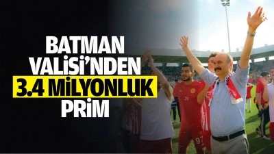 Batman Valisi&rsquo;nden 3.4 milyonluk prim&hellip;