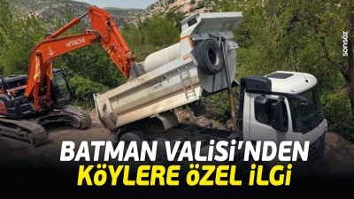 Batman Valisi&rsquo;nden k&ouml;ylere &ouml;zel ilgi