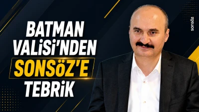Batman Valisi&rsquo;nden Sons&ouml;z&rsquo;e tebrik