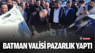 Batman Valisi pazarlık yaptı