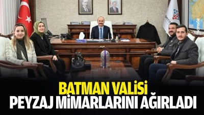 Batman Valisi peyzaj mimarlarını ağırladı