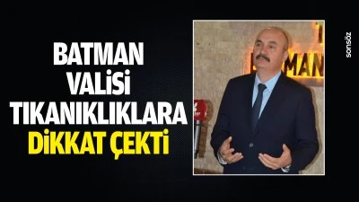 Batman Valisi, tıkanıklıklara dikkat &ccedil;ekti