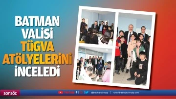 Batman Valisi, T&Uuml;GVA at&ouml;lyelerini inceledi