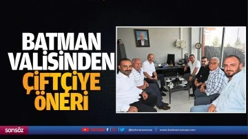 Batman Valisinden &ccedil;ift&ccedil;iye &ouml;neri