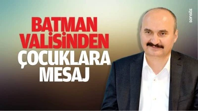 Batman Valisinden &ccedil;ocuklara mesaj