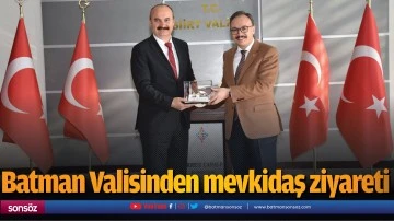 Batman Valisinden mevkidaş ziyareti