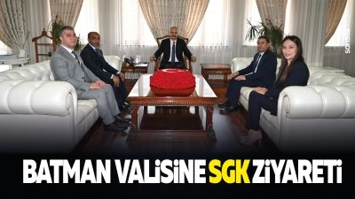 Batman Valisine SGK ziyareti
