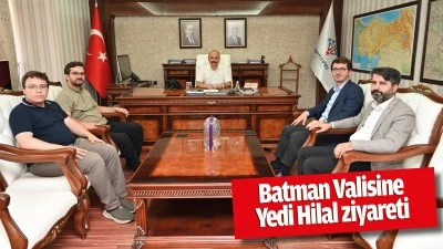 Batman Valisine Yedi Hilal ziyareti
