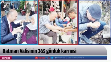 Batman Valisinin 365 g&uuml;nl&uuml;k karnesi