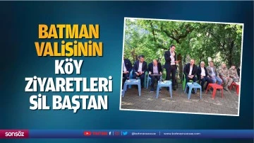Batman Valisinin k&ouml;y ziyaretleri sil baştan