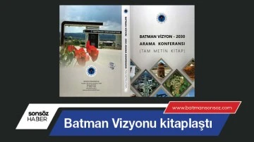 Batman Vizyonu kitaplaştı