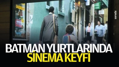 Batman yurtlarında sinema keyfi