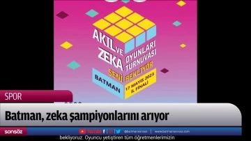 Batman, zeka şampiyonlarını arıyor 