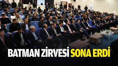 Batman Zirvesi sona erdi