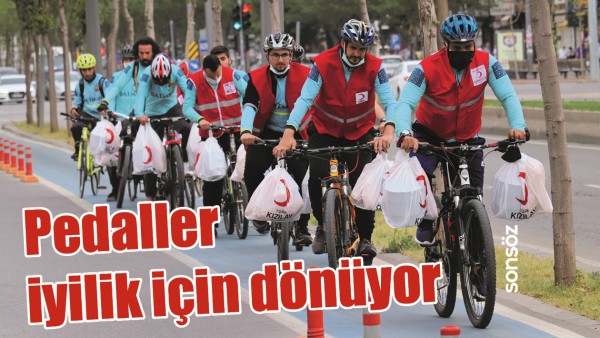 BATMAN'DA PEDALLER İYİLİK İ&Ccedil;İN D&Ouml;N&Uuml;YOR