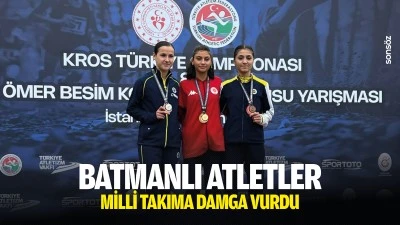 Batmanlı Atletler, milli takıma damga vurdu