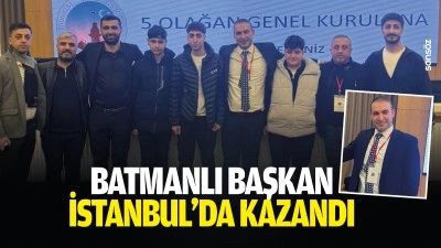 Batmanlı Başkan, İstanbul&rsquo;da kazandı