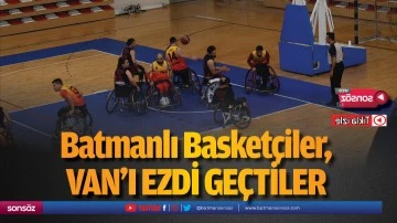 Batmanlı Basket&ccedil;iler, Van'ı ezdi ge&ccedil;tiler