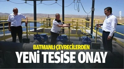 Batmanlı &Ccedil;evrecilerden yeni tesise onay&hellip;