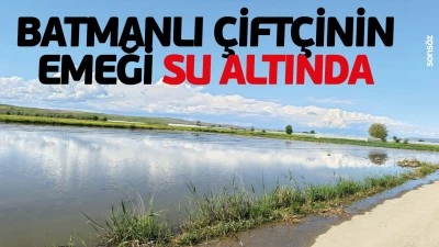 Batmanlı &Ccedil;ift&ccedil;inin emeği su altında